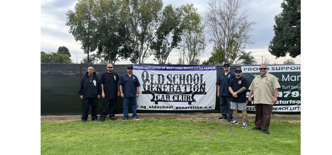 Proud supporter of West Long Beach Little League Old School Generation Car Club